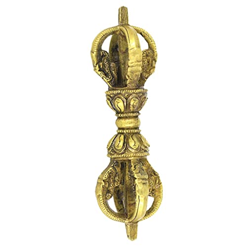 Xiaojikuaipao Handgefertigtes tibetisch-buddhistisches Dorje Vajra Amulett | kraftvolle Ionen für Heimdekoration | Heilige Nepal Tibet Amulett-Kollektion Xiaojikuaipao Handgefertigtes tibetisch-buddhistisches Dorje Vajra Amulett | kraftvolle Ionen für Heimdekoration | Heilige Nepal Tibet Amulett-Kollektion von Xiaojikuaipao