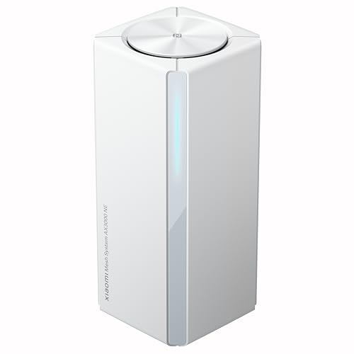 Xiaomi Mesh System AX3000 NE EU. 3000Mbps. Xiaomi Mesh, Einheitlicher WLAN-Name für nahtloses Roaming. NFC, Schnelle Verbindung durch Berührung. Xiaomi Mesh System AX3000 NE EU. 3000Mbps. Xiaomi Mesh, Einheitlicher WLAN-Name für nahtloses Roaming. NFC, Schnelle Verbindung durch Berührung. von Xiaomi