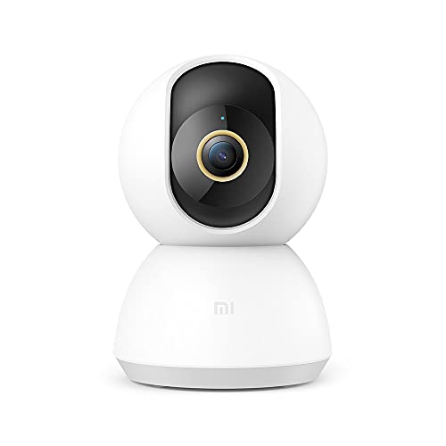 Xiaomi Mi 360° Home Security Camera 2K WLAN Überwachungskamera (2304x1296 Pixel, 20 FPS, 128-bit AES Verschlüsselung, Nachtmodus, AI Personenerkennung, 2-Wege Audio, Steuerbar über die Mi Home App) von Xiaomi
