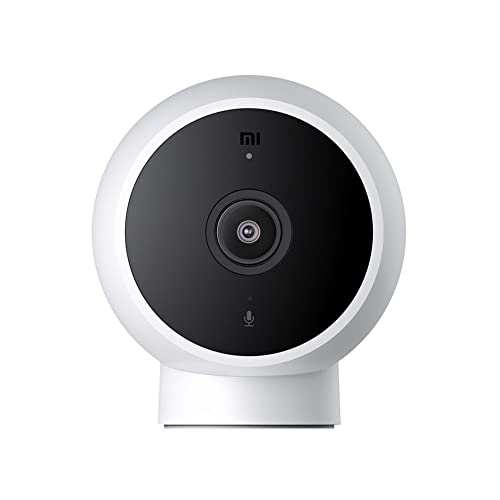 Xiaomi Mi Camera 2K (Magnetic Mount) WLAN Überwachungskamera (2304 x 1296 Pixel, optimierte AI Bewegungserkennung, 2-Wege Audio, Nachtsichtmodus mit 940nm Infrarot LEDs, 180° drehbare Magnethalterung) von XIAOMI