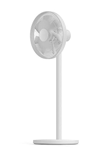 Xiaomi Mi Smart Standing Fan 2 Lite Tisch- & Standventilator mit optionaler iOS/Android Mi Home Appanbindung (38 W, 38-58 dB, 3 Geschwindigkeitsstufen, Alexa & Google Assistant kompatibel) Weiß von Xiaomi