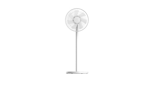 Xiaomi Mi Smart Standing Fan Pro DE Version Akku Standventilator mit optionaler iOS/Android Mi Home Appanbindung (24W DC Motor, 26-55dB, bis zu 20 Std Akkulaufzeit, Google Assistant kompatibel), Weiß von Xiaomi