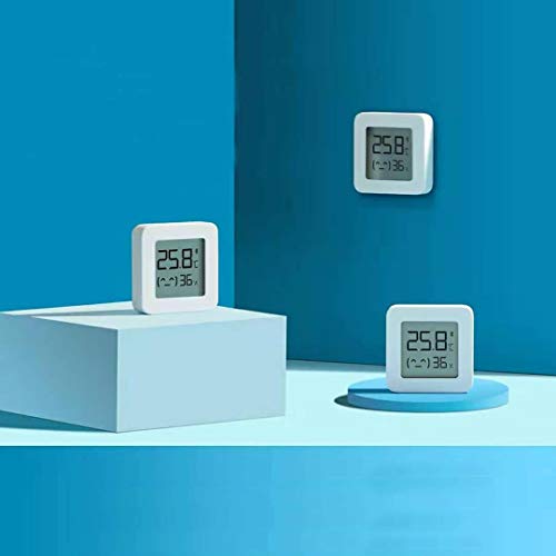 Xiaomi Mijia Digitales Bluetooth Hygrometer & Thermometer kompatibel kompatibel mit MI Smart Home App, Weiß von XIAOMI
