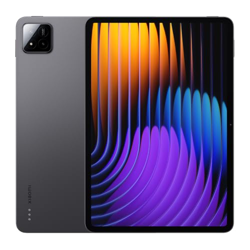 Xiaomi Pad 7 Tablet 12 + 256 GB 3,2 K 144 Hz Crystal Clear Display Snapdragon® 7+ Gen 3 Mobile Platform Massive 8850 mAh Akku, ohne NFC,Ladegerät inbegriffen (Schwarz) von Xiaomi