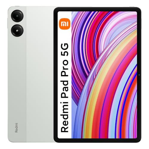 Xiaomi Redmi Pad Pro Tablet 12.1 Inch 5G Buttery Smooth Display, 8+128GB 2024 Android Mi Tablet with 8MP Rückkamera 10000 mAh Battery bis zu 33,9 Tage Akkulaufzeit WiFi Pad, Grüner Xiaomi Redmi Pad Pro Tablet 12.1 Inch 5G Buttery Smooth Display, 8+128GB 2024 Android Mi Tablet with 8MP Rückkamera 10000 mAh Battery bis zu 33,9 Tage Akkulaufzeit WiFi Pad, Grüner von Xiaomi