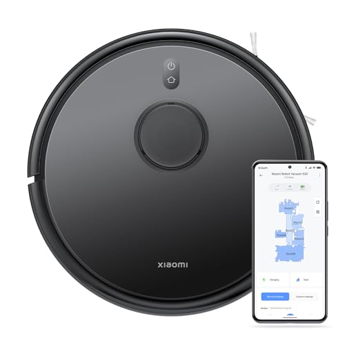 Xiaomi Robot Vacuum S20 Saug- und Wischroboter, Smarter Reinigungsplan mit LDS Lasernavigation, 5000Pa Saugkraft, 3200mAh großer Akku, Für Teppiche Hartböden Tierhaare, App + Google & Alexa - Schwarz Xiaomi Robot Vacuum S20 Saug- und Wischroboter, Smarter Reinigungsplan mit LDS Lasernavigation, 5000Pa Saugkraft, 3200mAh großer Akku, Für Teppiche Hartböden Tierhaare, App + Google & Alexa - Schwarz von XIAOMI