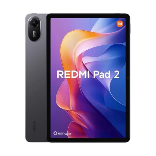 Xiaomi Tablet Redmi Pad 2 11 Zoll 4/128 GB WiFi HyperOS grau Grafito Con Funda von Xiaomi