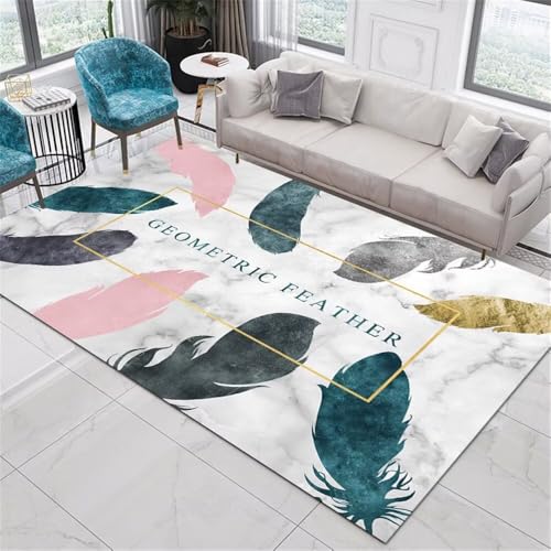 Xiaosua 120x160CM Grau Teppich Flur läufer Rosa und grüner Deko-Teppich Weich Ohne Zu Verblassen Jungen jugendzimmer waschbar in Waschmaschine nach maß Xiaosua 120x160CM Grau Teppich Flur läufer Rosa und grüner Deko-Teppich Weich Ohne Zu Verblassen Jungen jugendzimmer waschbar in Waschmaschine nach maß von Xiaosua