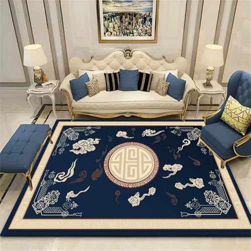 Xiaosua 160x230CM blau Teppich Flur läufer Rechteckiger für das Wohnzimmer Teenager Mädchen jugendzimmer Jungen eingangsbereich unter esstisch Xiaosua 160x230CM blau Teppich Flur läufer Rechteckiger für das Wohnzimmer Teenager Mädchen jugendzimmer Jungen eingangsbereich unter esstisch von Xiaosua
