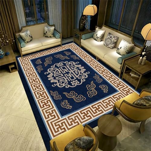 Xiaosua 200x300CM blau komfortable Schalldämmung Rechteckiger Teppich für das Wohnzimmer Schmutzfangmatte Waschbar small Rugs for Living Room Kunstdesign Wohnzimmerteppich günstig Xiaosua 200x300CM blau komfortable Schalldämmung Rechteckiger Teppich für das Wohnzimmer Schmutzfangmatte Waschbar small Rugs for Living Room Kunstdesign Wohnzimmerteppich günstig von Xiaosua