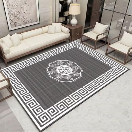 Xiaosua 50x80CM Grau Tatami Matte Schmutzabweisender und leicht zu reinigender Teppich Outdoor Terasse Flur läufer lauferteppich Wohnzimmer groß von Xiaosua