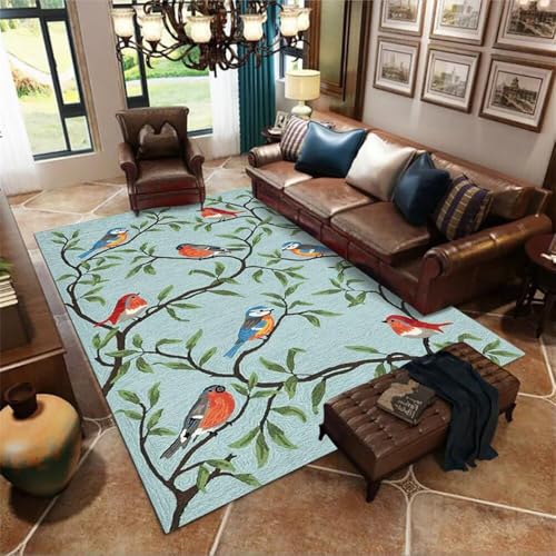 Xiaosua 70x140CM blau Teppich vorleger Grüner für die Heimdekoration Pflegeleicht schmutzfangmatte waschbar Balkon bettumrandung Xiaosua 70x140CM blau Teppich vorleger Grüner für die Heimdekoration Pflegeleicht schmutzfangmatte waschbar Balkon bettumrandung von Xiaosua