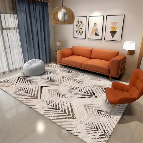Xiaosua 80x150CM Grau teppiche Schwarzer moderner gestreifter Teppich XXL waschbar in Waschmaschine Wohnzimmer Gross Xiaosua 80x150CM Grau teppiche Schwarzer moderner gestreifter Teppich XXL waschbar in Waschmaschine Wohnzimmer Gross von Xiaosua