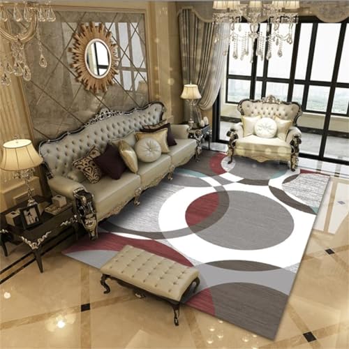 Xiaosua Anti-Rutsch Teppich Grauer Teppich Weicher Schlafzimmerteppich Minimalistischer Designteppich 200X250Cm Natur Teppich Weiß von Xiaosua
