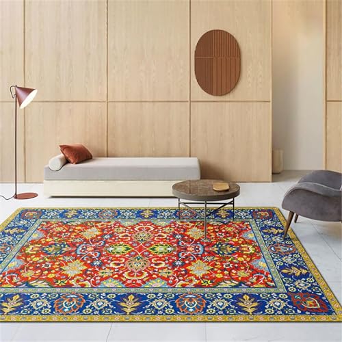 Xiaosua Carpet Store Teppich Rot Teppich Bürostuhl Geeignet 160X250CM Teppich Für Wohnzimmer 5Ft 3''X8Ft 2.4'' von Xiaosua