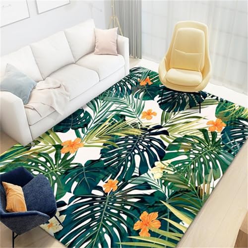 Xiaosua Couch Teppich Wohnzimmer Teppich Orient 200X300CM Teppich Schlafzimmer Klein Grün von Xiaosua