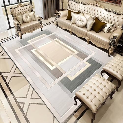 Xiaosua Kinder Teppiche120x120CM Teppich Klein Flur läufer Moderner geometrischer Grau küche waschbar Teppiche Schlafzimmer Kleiner Rug Xiaosua Kinder Teppiche120x120CM Teppich Klein Flur läufer Moderner geometrischer Grau küche waschbar Teppiche Schlafzimmer Kleiner Rug von Xiaosua