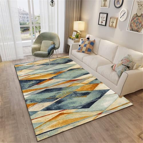 Xiaosua Küche Teppich60x110CM Waschbarer Teppich Wohnzimmer weich Brauner Abstrakter blau Girls Rugs für Balkon Xiaosua Küche Teppich60x110CM Waschbarer Teppich Wohnzimmer weich Brauner Abstrakter blau Girls Rugs für Balkon von Xiaosua