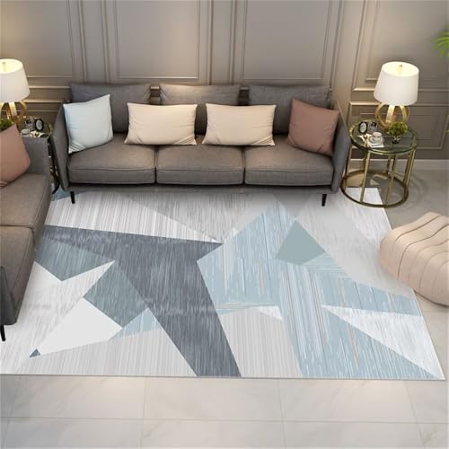 Xiaosua Small Rugs for Living Room100x200CM Teppich Waschbar In Waschmaschine Balkon Grauer moderner geometrischer blau Moderne Esszimmerdekoration XXL waschbarer Kind Xiaosua Small Rugs for Living Room100x200CM Teppich Waschbar In Waschmaschine Balkon Grauer moderner geometrischer blau Moderne Esszimmerdekoration XXL waschbarer Kind von Xiaosua