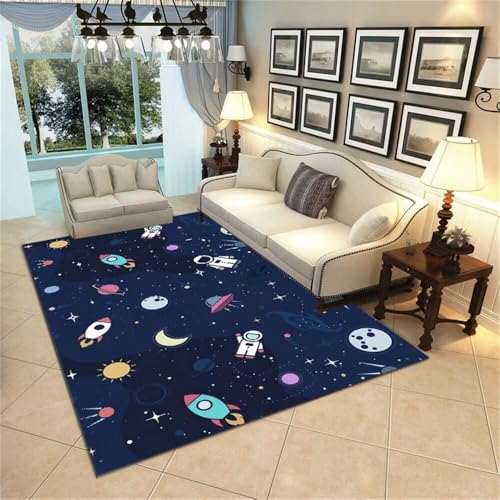 Xiaosua Teppich Kurzflor140x200CM Jugendzimmer Jungen minimalistisches Design für Heimdekoration blau vorzimmer mini rechteckige Schlafzimmer Zubehör Xiaosua Teppich Kurzflor140x200CM Jugendzimmer Jungen minimalistisches Design für Heimdekoration blau vorzimmer mini rechteckige Schlafzimmer Zubehör von Xiaosua