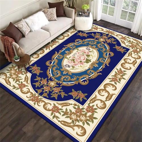 Xiaosua Teppiche Wohnzimmer100x200CM Teppich Schlafzimmer Klein esstisch für Heimdekoration blau küche waschbar Couch Wohnzimmer Anti-rutsch Xiaosua Teppiche Wohnzimmer100x200CM Teppich Schlafzimmer Klein esstisch für Heimdekoration blau küche waschbar Couch Wohnzimmer Anti-rutsch von Xiaosua