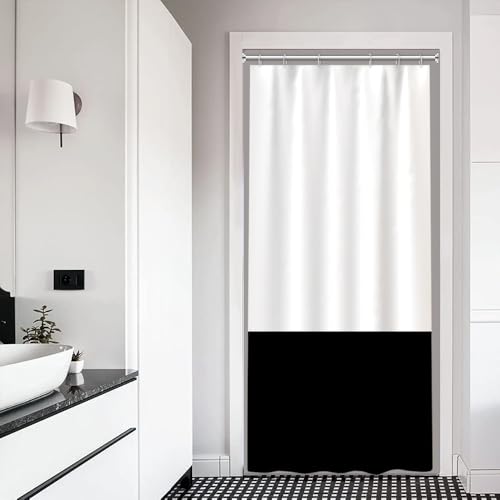 Xiaoterna Streifen Duschvorhang Modern Einfach Weiß und Schwarz Gestreifter Duschvorhang Moderne Linie Abstrakter geometrischer Duschvorhang Maschinenwaschbar Wasserdichter Stoff 90x180cm Xiaoterna Streifen Duschvorhang Modern Einfach Weiß und Schwarz Gestreifter Duschvorhang Moderne Linie Abstrakter geometrischer Duschvorhang Maschinenwaschbar Wasserdichter Stoff 90x180cm von Xiaoterna