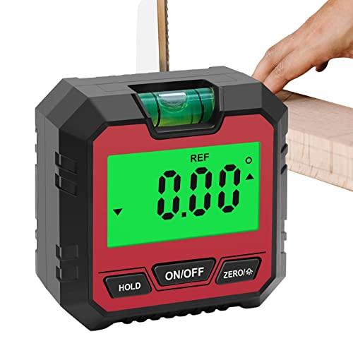 Xiaoxin Digitaler Winkelmesser Level Box Winkelmesser| Digitaler Neigungsmesser Winkelsucher Magnetfuß für die Holzbearbeitung, für die Holzbearbeitung zu Hause, Baumaschinen von Xiaoxin