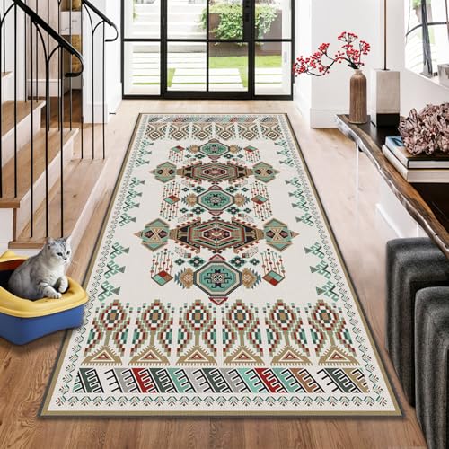 Teppich Läufer Flur Küchenläufer Vintage Teppichläufer Flur Küchenteppich Waschbar Rutschfest Flurteppich Läufer Lang Küche Teppich Eingangsbereich Polyester Meterware Anpassbar Rug 40 x 180 cm Teppich Läufer Flur Küchenläufer Vintage Teppichläufer Flur Küchenteppich Waschbar Rutschfest Flurteppich Läufer Lang Küche Teppich Eingangsbereich Polyester Meterware Anpassbar Rug 40 x 180 cm von Xiaputcr
