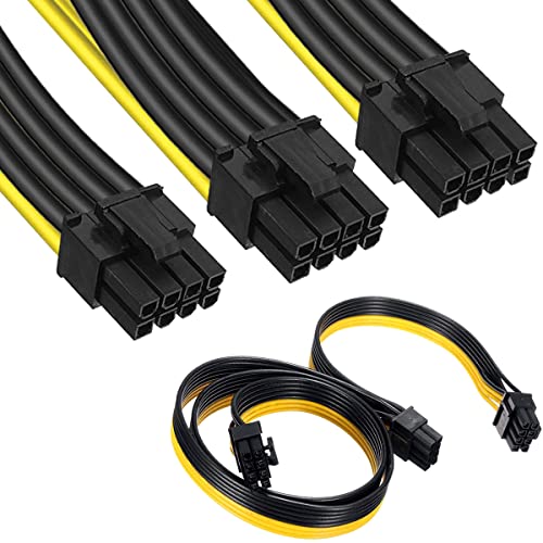 Xiatiaosann CPU 8-pin Netzteil Kabel Grafikkarte Stromkabel für Corsair Modulares, Dual PCIe 2X 8-pin (6+2) Stecker auf CPU 8-pin Stecker für Thermaltake für ARESGAME von Xiatiaosann