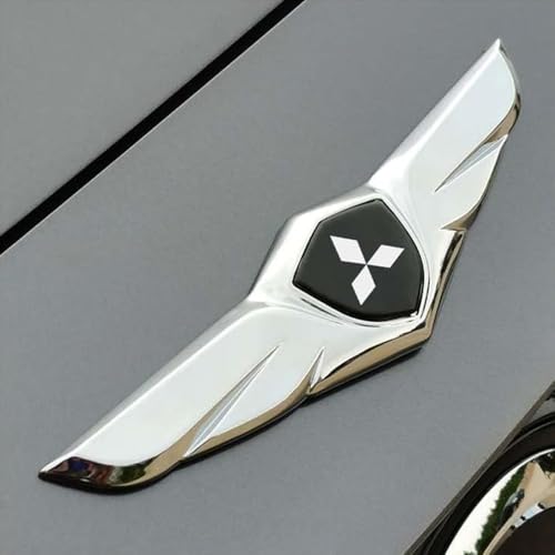 Xiazhi Badge Emblem Aufkleber für Mitsubishi Space Star, Auto Aufkleber,Logo Abziehbilder Emblem Abzeichen AutoaufkleberSchriftzug Karosserie Emblem Zeichen Zubehör,A von Xiazhi