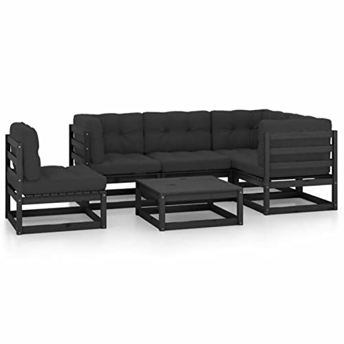 Xichuzi 6-TLG. Garten-Lounge-Set mit Kissen Kiefer Massivholz, Lounge Gartenmöbel Set, Terassenmöbel Wetterfest, Loungemöbel Terrasse, Gartenlounge, Garten Loungemöbel Set, 3076633 Xichuzi 6-TLG. Garten-Lounge-Set mit Kissen Kiefer Massivholz, Lounge Gartenmöbel Set, Terassenmöbel Wetterfest, Loungemöbel Terrasse, Gartenlounge, Garten Loungemöbel Set, 3076633 von Xichuzi