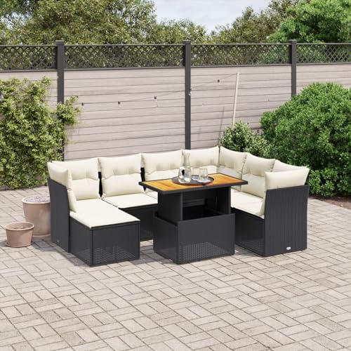 Xichuzi 8-TLG. Garten-Sofagarnitur mit Kissen Schwarz Poly Rattan, Lounge Gartenmöbel Set, Möbelsets, Balkon Möbel, Gartenlounge, Gartensofa - 3275492 Xichuzi 8-TLG. Garten-Sofagarnitur mit Kissen Schwarz Poly Rattan, Lounge Gartenmöbel Set, Möbelsets, Balkon Möbel, Gartenlounge, Gartensofa - 3275492 von Xichuzi