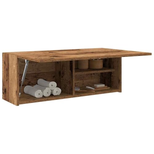 Xichuzi Bad-Wandschrank Altholz-Optik 80x25x30 cm Holzwerkstoff, Badezimmerschrank, Badschrank, Gewürzschrank - 860083 Xichuzi Bad-Wandschrank Altholz-Optik 80x25x30 cm Holzwerkstoff, Badezimmerschrank, Badschrank, Gewürzschrank - 860083 von Xichuzi