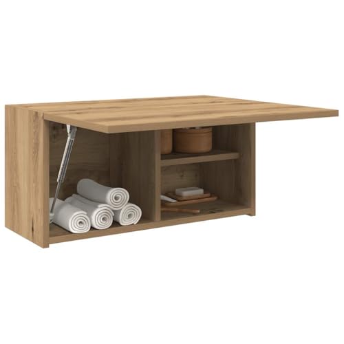 Xichuzi Bad-Wandschrank Artisan-Eiche 60x25x30 cm Holzwerkstoff, Badezimmerschrank, Badschrank, Gewürzschrank - 860066 Xichuzi Bad-Wandschrank Artisan-Eiche 60x25x30 cm Holzwerkstoff, Badezimmerschrank, Badschrank, Gewürzschrank - 860066 von Xichuzi