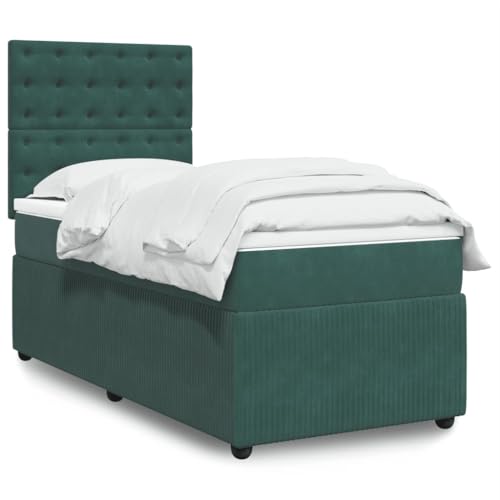 Xichuzi Boxspringbett mit Matratze Dunkelgrün 80x200 cm Samt, Bed Frame, Bettrahmen, Jugendbett, Schlafzimmer Bett - 3294505 Xichuzi Boxspringbett mit Matratze Dunkelgrün 80x200 cm Samt, Bed Frame, Bettrahmen, Jugendbett, Schlafzimmer Bett - 3294505 von Xichuzi