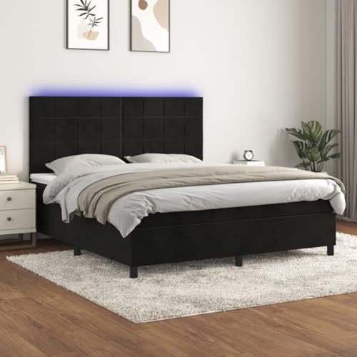 Xichuzi Boxspringbett mit Matratze & Schwarz 180x200 cm Samt, Bett, Bettrahmen, Gästebett, Bed Frame, Jugendbett - 3136139 Xichuzi Boxspringbett mit Matratze & Schwarz 180x200 cm Samt, Bett, Bettrahmen, Gästebett, Bed Frame, Jugendbett - 3136139 von Xichuzi
