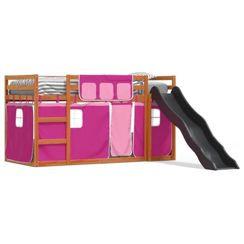 Xichuzi Etagenbett mit Rutsche und Gardinen Rosa 90x200 cm, Bett, Bettgestell, Jugendbett, Schlafzimmer Bett, Bed Frame - 3284115 Xichuzi Etagenbett mit Rutsche und Gardinen Rosa 90x200 cm, Bett, Bettgestell, Jugendbett, Schlafzimmer Bett, Bed Frame - 3284115 von Xichuzi