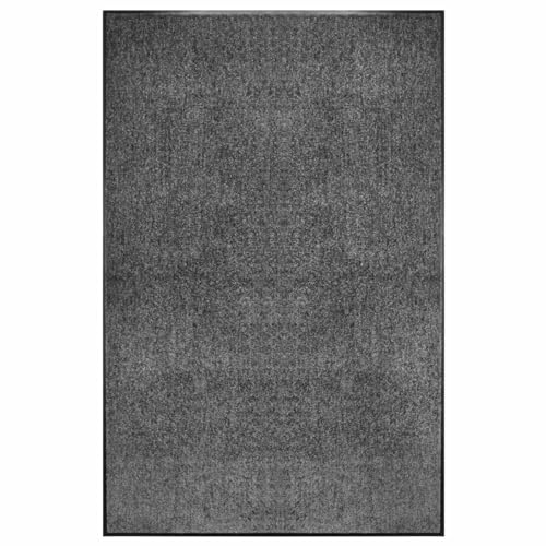 Xichuzi Fußmatte Waschbar Anthrazit 120x180 cm, Schmutzfangmatte, Fußabtreter, Schuhmatte, Türmatte, Türvorleger, Aussenbereich, Eingangsteppich - 323420 von Xichuzi