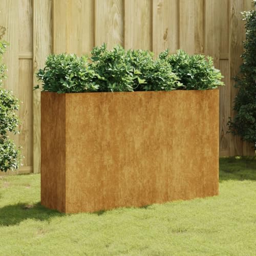 Xichuzi Hochbeet 120x40x80 cm Cortenstahl, Palettenrahmen, Hochteich, Gemüsebeet, Kräuterregal Balkon, Blumenbeet, Kräuterspirale, Tomatenbeet, Pflanzhochbeet - 824526 Xichuzi Hochbeet 120x40x80 cm Cortenstahl, Palettenrahmen, Hochteich, Gemüsebeet, Kräuterregal Balkon, Blumenbeet, Kräuterspirale, Tomatenbeet, Pflanzhochbeet - 824526 von Xichuzi