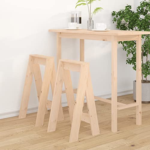 Xichuzi Hocker 2 STK Footstool, Stilvolle Hocker, Classroom Stools, Wartehocker, 40x40x75 cm Massivholz Kiefer Xichuzi Hocker 2 STK Footstool, Stilvolle Hocker, Classroom Stools, Wartehocker, 40x40x75 cm Massivholz Kiefer von Xichuzi
