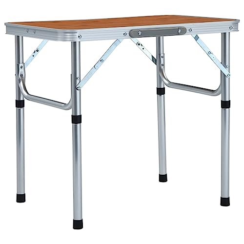 Xichuzi Klappbarer Campingtisch, Klapptisch, Camping Tisch, Tapeziertisch, Balkon Klapptisch, Beistelltisch, Campingmöbel, Aluminium 60x45 cm Xichuzi Klappbarer Campingtisch, Klapptisch, Camping Tisch, Tapeziertisch, Balkon Klapptisch, Beistelltisch, Campingmöbel, Aluminium 60x45 cm von Xichuzi