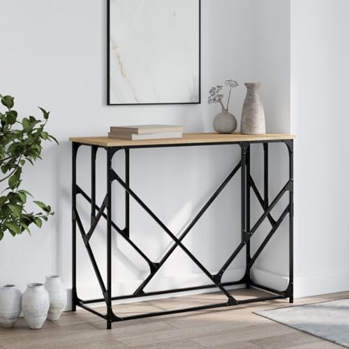 Xichuzi Konsolentisch Sonoma-Eiche 100x40x80 cm Holzwerkstoff, Couchtisch, Console Table, Beistelltisch, Sideboard, Wohnzimmertisch, Couchconsole, Flurtisch - 834116 Xichuzi Konsolentisch Sonoma-Eiche 100x40x80 cm Holzwerkstoff, Couchtisch, Console Table, Beistelltisch, Sideboard, Wohnzimmertisch, Couchconsole, Flurtisch - 834116 von Xichuzi