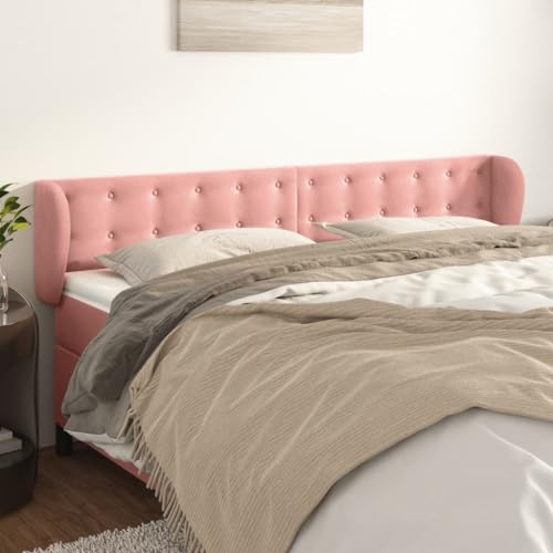 Xichuzi Kopfteil mit Ohren Rosa 163x23x78/88 cm Samt, Bettkopfteil, Kopfteil Bezug, Bett Rückwand, Bettrückwand, Kopfteilbezüge, Kopfteilabdeckung - 3117637 Xichuzi Kopfteil mit Ohren Rosa 163x23x78/88 cm Samt, Bettkopfteil, Kopfteil Bezug, Bett Rückwand, Bettrückwand, Kopfteilbezüge, Kopfteilabdeckung - 3117637 von Snsowed