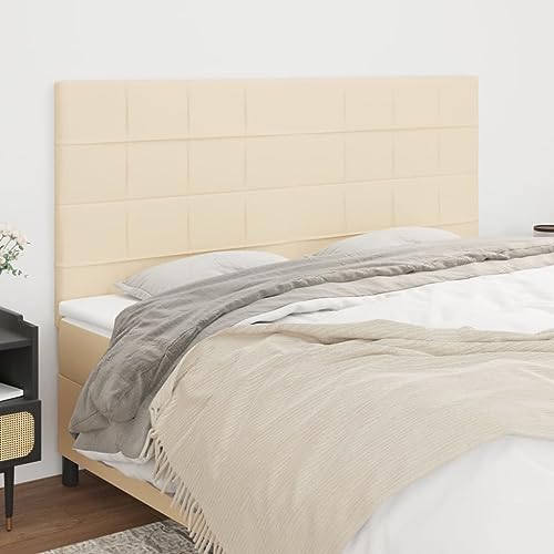 Xichuzi Kopfteile 4 STK. Creme 90x5x78/88 cm Stoff, Bettkopfteil, Kopfteil Bezug, Bett Rückwand, Bettrückwand, Kopfteilbezüge, Kopfteilabdeckung - 3116351 Xichuzi Kopfteile 4 STK. Creme 90x5x78/88 cm Stoff, Bettkopfteil, Kopfteil Bezug, Bett Rückwand, Bettrückwand, Kopfteilbezüge, Kopfteilabdeckung - 3116351 von Snsowed