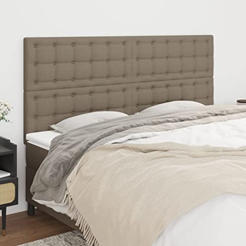 Xichuzi Kopfteile 4 STK. Taupe 80x5x78/88 cm Stoff, Bettkopfteil, Kopfteil Bezug, Bett Rückwand, Bettrückwand, Kopfteilbezüge, Kopfteilabdeckung - 3116776 Xichuzi Kopfteile 4 STK. Taupe 80x5x78/88 cm Stoff, Bettkopfteil, Kopfteil Bezug, Bett Rückwand, Bettrückwand, Kopfteilbezüge, Kopfteilabdeckung - 3116776 von Snsowed