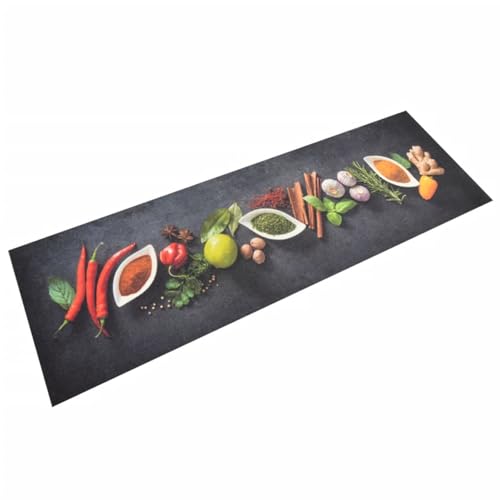 Xichuzi Küchenteppich Waschbar Gewürze 60x180 cm Samt, Teppich Küche, Küchenläufer, Läufer Küche, Teppich Für Die Küche, Teppich Läufer Xichuzi Küchenteppich Waschbar Gewürze 60x180 cm Samt, Teppich Küche, Küchenläufer, Läufer Küche, Teppich Für Die Küche, Teppich Läufer von Xichuzi