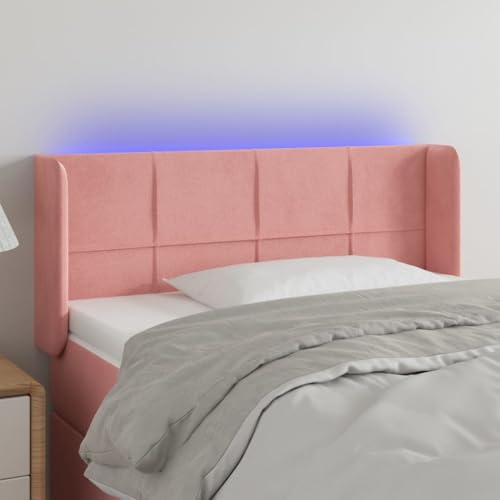 Xichuzi LED Kopfteil Rosa 103x16x78/88 cm Samt, Bettkopfteil, Kopfteil Bezug, Bett Rückwand, Bettrückwand, Kopfteilbezüge, Kopfteilabdeckung - 3123283 Xichuzi LED Kopfteil Rosa 103x16x78/88 cm Samt, Bettkopfteil, Kopfteil Bezug, Bett Rückwand, Bettrückwand, Kopfteilbezüge, Kopfteilabdeckung - 3123283 von Snsowed
