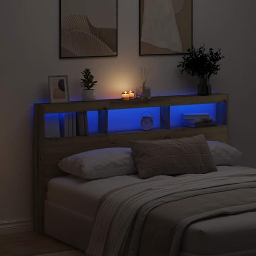 Xichuzi LED-Kopfteil mit Ablagen Artisan-Eiche 180x17x102 cm, Bettkopfteil, Kopfteil Bezug, Bett Rückwand, Bettrückwand, Kopfteilbezüge, Kopfteilabdeckung - 863135 Xichuzi LED-Kopfteil mit Ablagen Artisan-Eiche 180x17x102 cm, Bettkopfteil, Kopfteil Bezug, Bett Rückwand, Bettrückwand, Kopfteilbezüge, Kopfteilabdeckung - 863135 von Snsowed