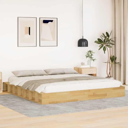 Xichuzi Massivholzbett ohne Matratze 200x200 cm Eichenholz, Bettgestell, Bett, Schlafbett, Bed Frame, Schlafzimmer Bett - 3324127 Xichuzi Massivholzbett ohne Matratze 200x200 cm Eichenholz, Bettgestell, Bett, Schlafbett, Bed Frame, Schlafzimmer Bett - 3324127 von Xichuzi