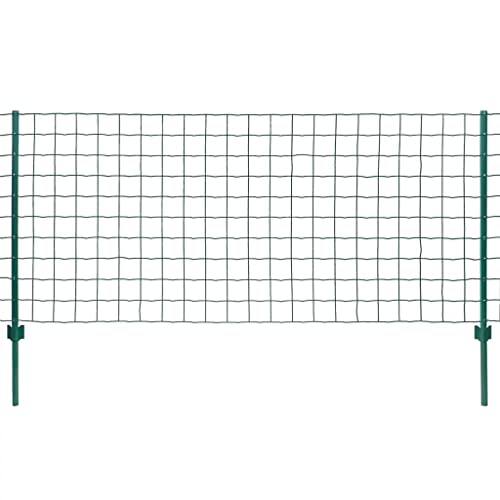 Xichuzi Metallzaun, Zaunelemente, Zaun Garten, Teichzaun, Gartenzaun, Steckzaun Für Hunde, Garden Fence, Teichzäune, Stahl 20 x 1 m Grün Xichuzi Metallzaun, Zaunelemente, Zaun Garten, Teichzaun, Gartenzaun, Steckzaun Für Hunde, Garden Fence, Teichzäune, Stahl 20 x 1 m Grün von Xichuzi